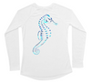 Womens Long Sleeve UV Water Camouflage Jellyfish Swim Shirt