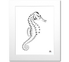 Seahorse Art Print