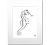 Seahorse Art Print