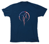 Shark Zen American Flag Navy T-Shirt