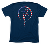 Shark Zen American Flag Navy T-Shirt