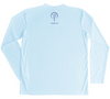 Shark Zen Performance Shirt (Front - American Flag / Arctic Blue)