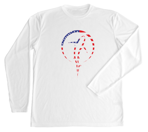 Shark Zen American Flag Sun Shirt