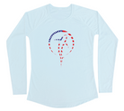 Shark Zen Performance American Flag Womens Sun Shirt