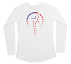 Shark Zen American Flag Womens Swim Shirt