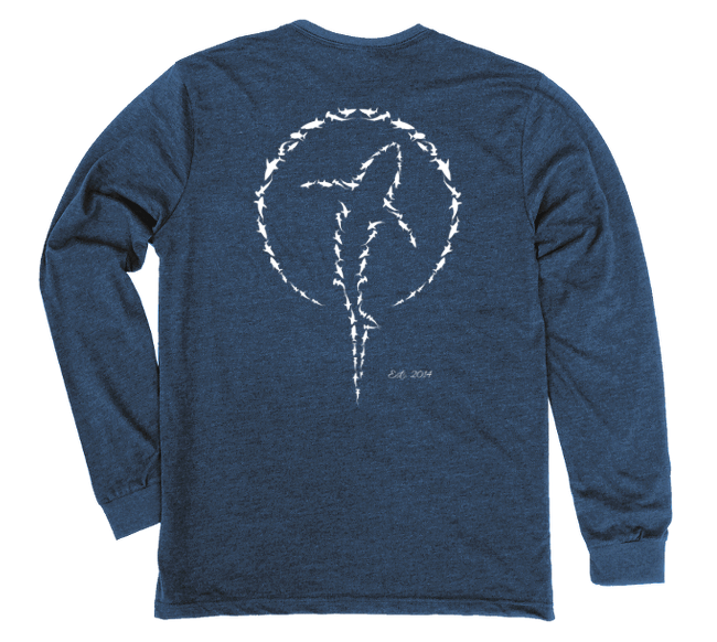 Shark Zen 10th Anniversary Shark Collage Long Sleeve T-Shirt