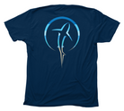 Shark Zen Beachscape Navy T-Shirt