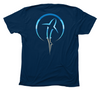 Shark Zen Beachscape Navy T-Shirt