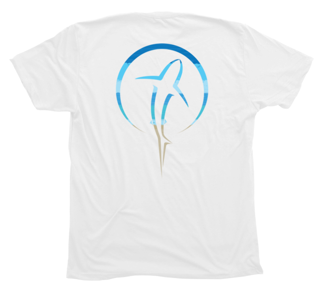 Shark Zen Beachscape White T-Shirt