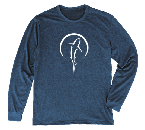 Shark Zen Long Sleeve T-Shirt Build-A-Shirt (Front / NH)