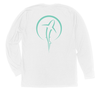Shark Zen Long Sleeve T-Shirt Build-A-Shirt (Back / WH)