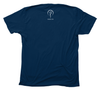 Shark Zen T-Shirt [Front - American Flag / Navy Blue]