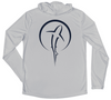 Men's Long Sleeve Shark UV Performance Hoodie - Grey