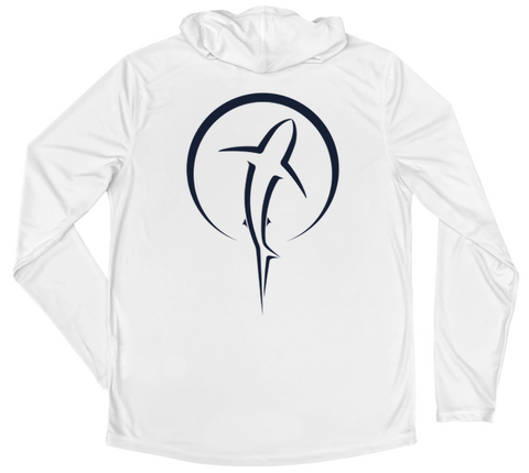 Men's Long Sleeve Shark UV Performance Hoodie