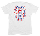 Spiny Lobster Red White and Blue T-Shirt