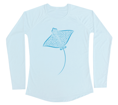 Spotted Eagle Ray Performance Build-A-Shirt (Women - Front / AB)