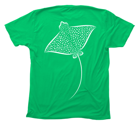 Spotted Eagle Ray T-Shirt Build-A-Shirt (Back / EN)