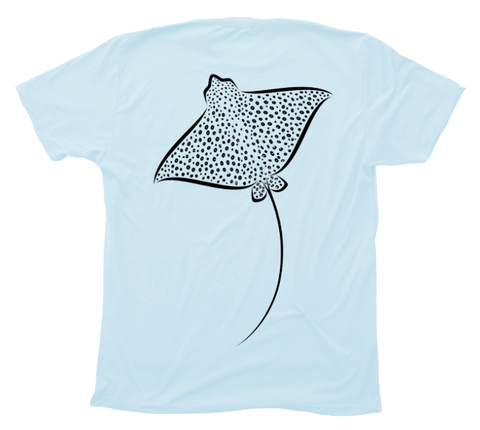 Spotted Eagle Ray T-Shirt Build-A-Shirt (Back / LB)