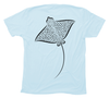 Spotted Eagle Ray T-Shirt Build-A-Shirt (Back / LB)