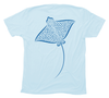 Spotted Eagle Ray T-Shirt Build-A-Shirt (Back / LB)