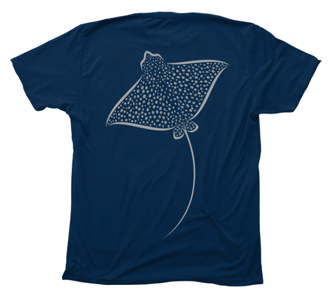 Spotted Eagle Ray T-Shirt Build-A-Shirt (Back / MN)