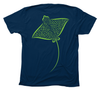 Spotted Eagle Ray T-Shirt Build-A-Shirt (Back / MN)