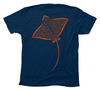 Spotted Eagle Ray T-Shirt Build-A-Shirt (Back / MN)