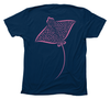 Spotted Eagle Ray T-Shirt Build-A-Shirt (Back / MN)
