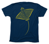 Spotted Eagle Ray T-Shirt Build-A-Shirt (Back / MN)