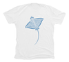 Spotted Eagle Ray T-Shirt Build-A-Shirt (Front / WH)