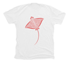 Spotted Eagle Ray T-Shirt Build-A-Shirt (Front / WH)