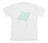Spotted Eagle Ray T-Shirt Build-A-Shirt (Front / WH)