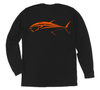 Bluefin Tuna Long Sleeve T-Shirt Build-A-Shirt (Back / BL)