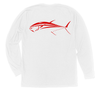 Bluefin Tuna Long Sleeve T-Shirt Build-A-Shirt (Back / WH)