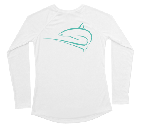 Thresher Shark Performance Build-A-Shirt (Women - Back / WH)