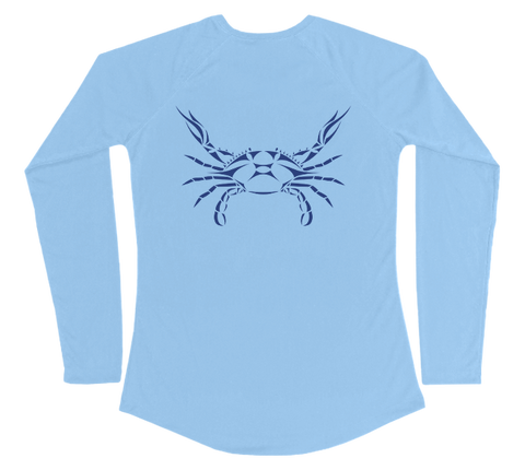 Blue Crab Performance Build-A-Shirt (Women - Back / CB)