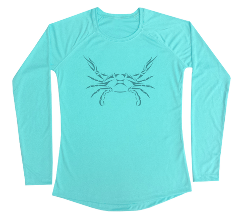 Blue Crab Performance Build-A-Shirt (Women - Front / WB)