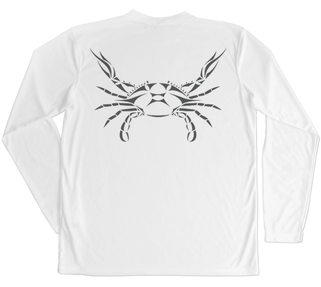 Blue Crab Performance Build-A-Shirt (Back / WH)