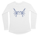 Blue Crab Performance Build-A-Shirt (Women - Back / WH)