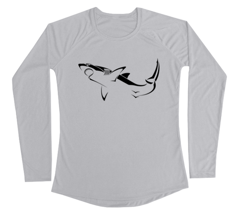 Great White Shark Performance Build-A-Shirt (Women - Front / PG)