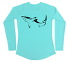 Great White Shark Performance Build-A-Shirt (Women - Back / WB)