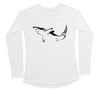 Great White Shark Performance Build-A-Shirt (Women - Front / WH)