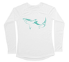 Great White Shark Performance Build-A-Shirt (Women - Front / WH)