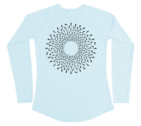 Hammerhead Mandala Performance Build-A-Shirt (Women - Back / AB)