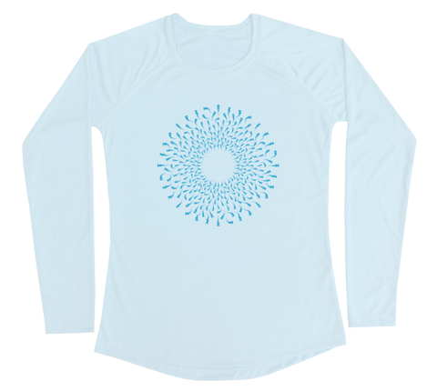 Hammerhead Mandala Performance Build-A-Shirt (Women - Front / AB)
