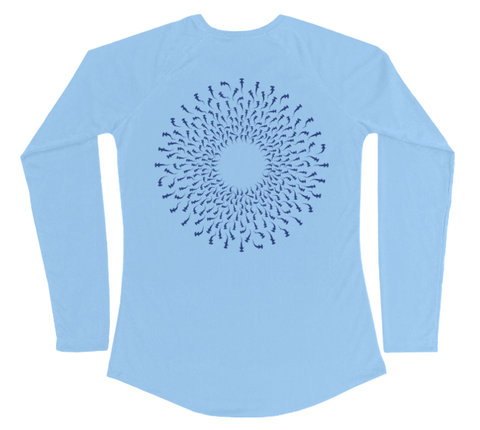 Hammerhead Mandala Performance Build-A-Shirt (Women - Back / CB)