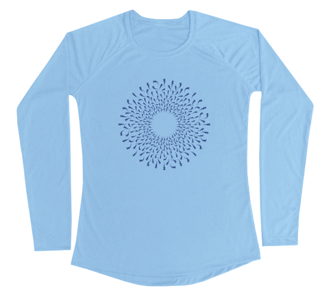 Hammerhead Mandala Performance Build-A-Shirt (Women - Front / CB)