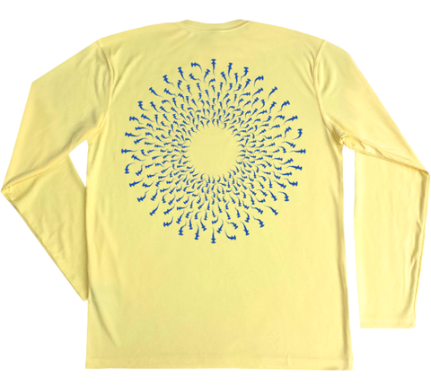 Hammerhead Mandala Performance Build-A-Shirt (Back / PY)