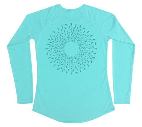 Hammerhead Mandala Performance Build-A-Shirt (Women - Back / WB)