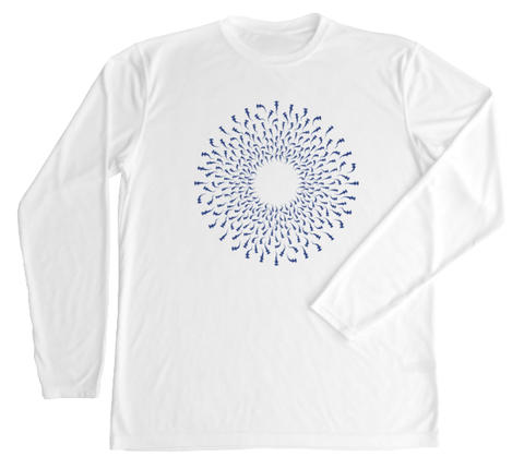 Hammerhead Mandala Performance Build-A-Shirt (Front / WH)